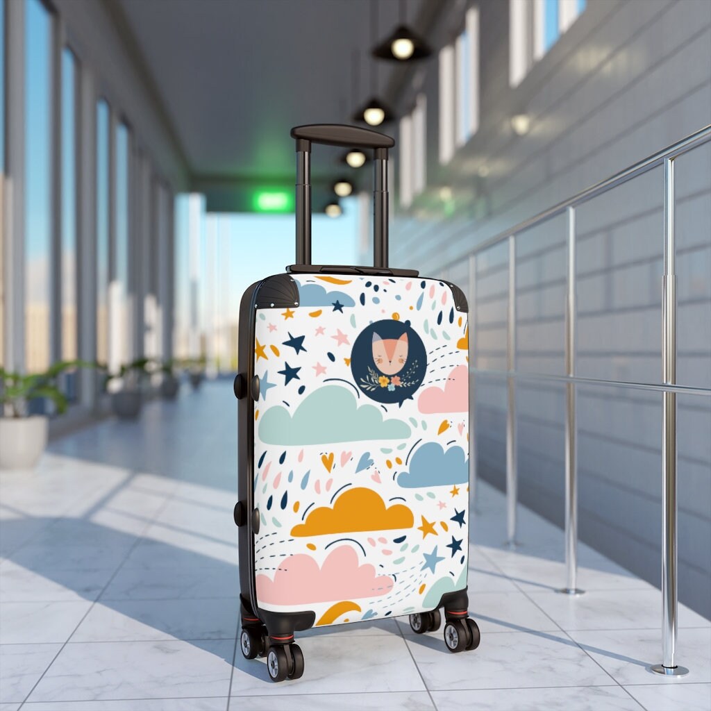 Retro Suitcase, Gifts for Travelers Luggage, Black Owned Shops, Gifts for her, Carry on Bag, Personalized Gift, Teenagers, Christmas Gifts