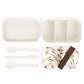 Floral Bento lunch box for adult, Lunch Box, Lunch box, bento box for adults, bento, snack box,  cute lunch box, football mom gift