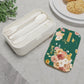 Floral Boho Bento lunch box for adult, Lunch Box, Kids bento box, bento box for adults, bento, snack box,  cute lunch box, boho, emerald