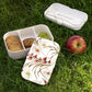 self care gift box,Floral Bento lunch box for adult, Lunch Box, Lunch box, bento box for adults, bento, snack box,  cute lunch box