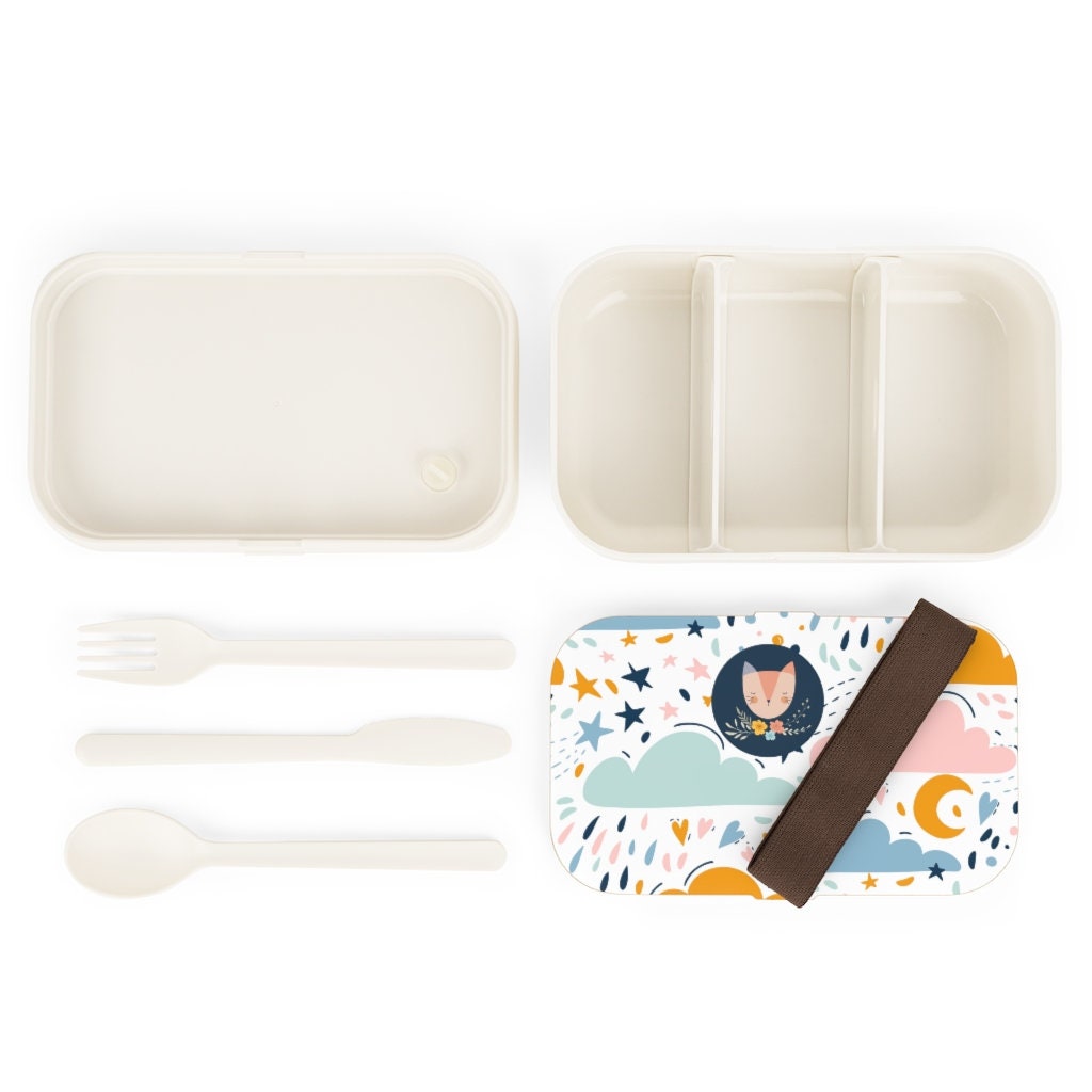 Bento Lunch Box for kids, lunch box, snack box, Black Owned Shops, Granddaughter gifts, Bento box, Cute bento box, woodland animals