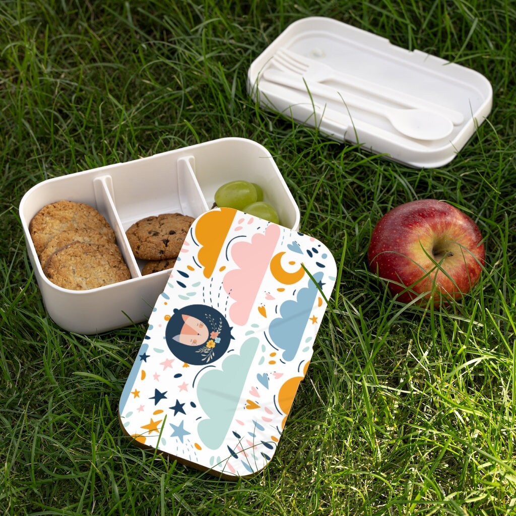 Bento Lunch Box for kids, lunch box, snack box, Black Owned Shops, Granddaughter gifts, Bento box, Cute bento box, woodland animals