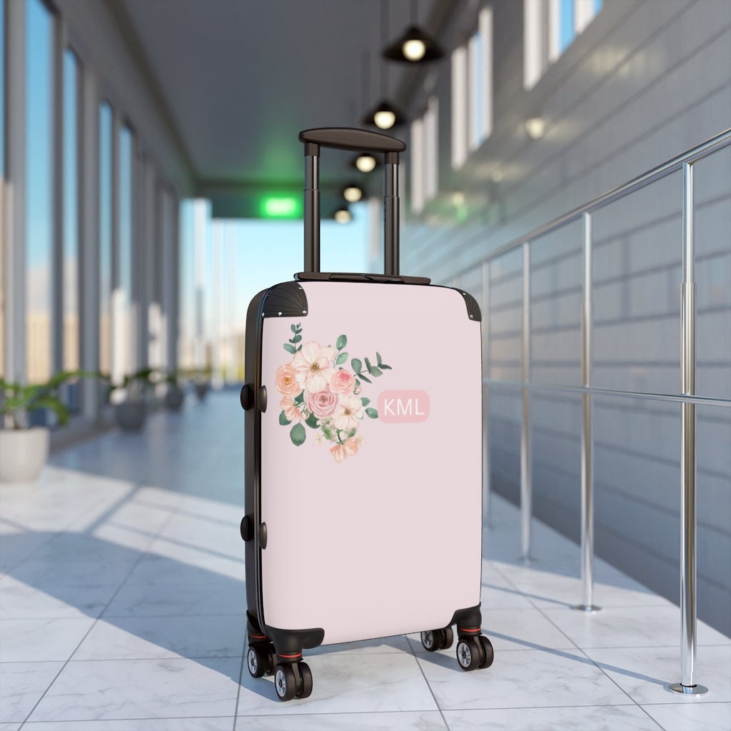 Boho Suitcase, Gifts for Travelers Luggage, Black Owned Shops, Gifts for her, Carry on Bag, Coquette aesthetic, monograms, Christmas
