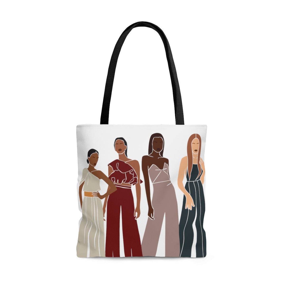 Empowered women Weekender Bag, Black Girl Magic Travel Tote, Overnight Bag, Travel Bag, Extra Large Tote Bag,  feminism
