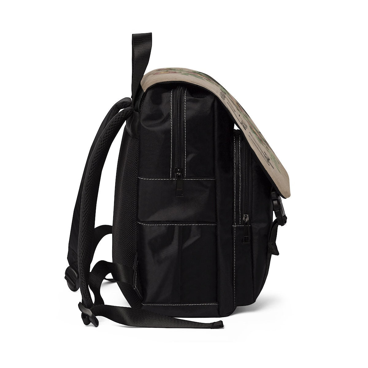 Dark Academia Casual Shoulder Backpack, Travel Backpack, canvas backpack, cute backpack, Goblincore aesthetic, Dark Academia aesthet