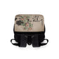 Dark Academia Casual Shoulder Backpack, Travel Backpack, canvas backpack, cute backpack, Goblincore aesthetic, Dark Academia aesthet