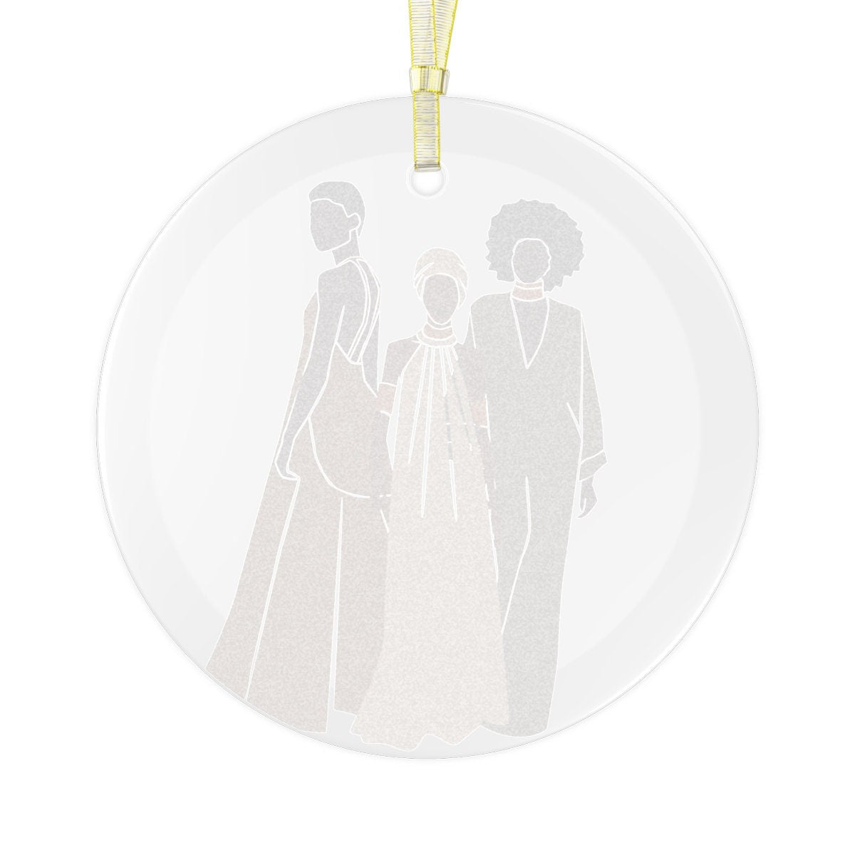 Black Girl Magic Glass Ornament, 2022 ornament, Best friend gift, African American Woman, girl boss Christmas ornament, gift for Sister