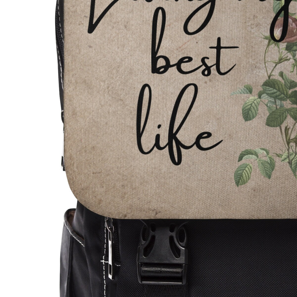 Dark Academia Casual Shoulder Backpack, Travel Backpack, canvas backpack, cute backpack, Goblincore aesthetic, Dark Academia aesthet